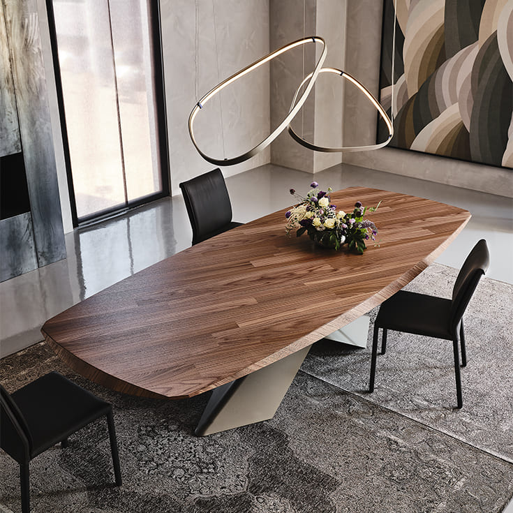 Tyron Wood Dining Table By Cattelan Italia Modern Dining Tables