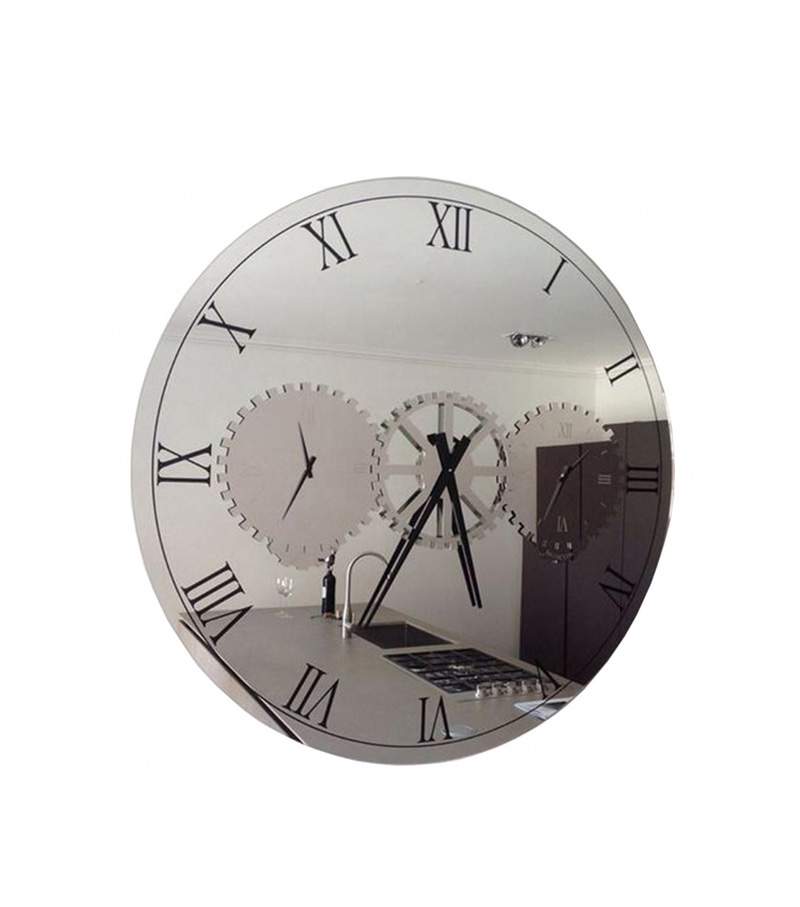 TIMES MIRROR CLOCK By Cattelan Italia Modern Mirrors & Clocks