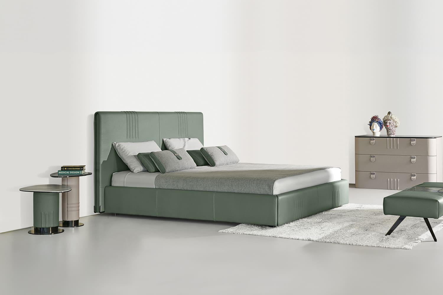 Philly King Bed by Gamma - Luxury Italian Beds