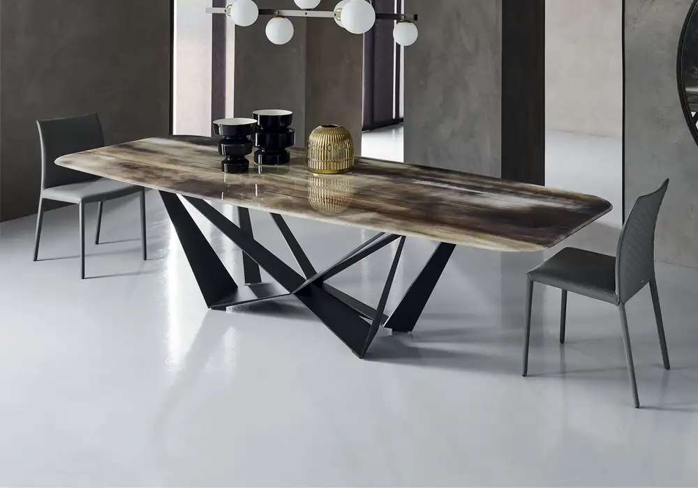 Skorpio Crystalart Dining Table