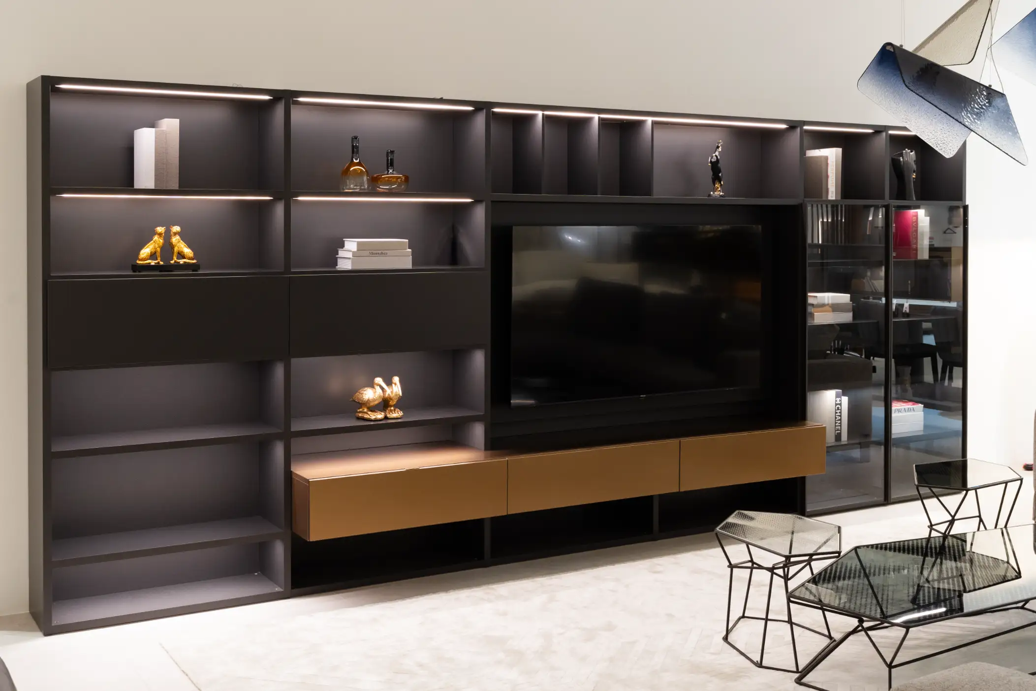 Modo Tv unit Bookcase by Sangiacomo
